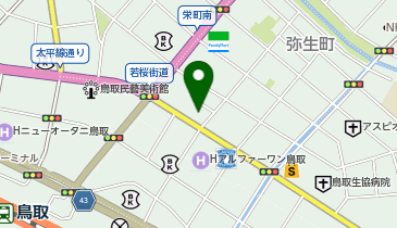 ホワイト急便 鳥取市末広店の地図画像