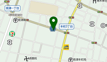 ホワイト急便 焼津店の地図画像