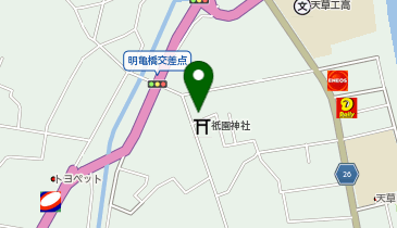 ホワイト急便 本渡工場前店の地図画像