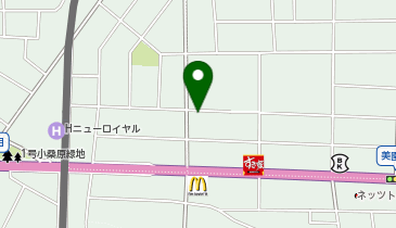 ホワイト急便 館林緑町店の地図画像