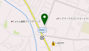 ホワイト急便 吉田口店の地図画像