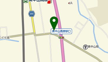 ホワイト急便 奥中山店の地図画像