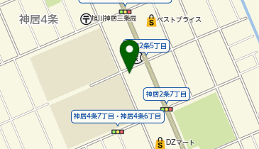 ホワイト急便 神居3条6丁目店の地図画像