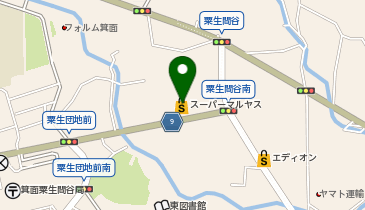 ホワイト急便 箕面まるやす店の地図画像