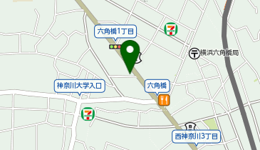 ホワイト急便 六角橋店の地図画像