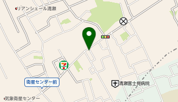 ホワイト急便 中清戸店の地図画像