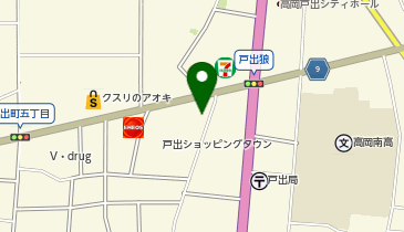 ホワイト急便 戸出4丁目店の地図画像