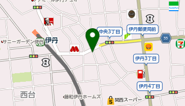 ホワイト急便 サンロード伊丹店の地図画像