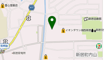 ホワイト急便 イオンタウン新居店の地図画像