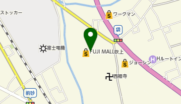 ホワイト急便 FUJI MALL吹上店の地図画像