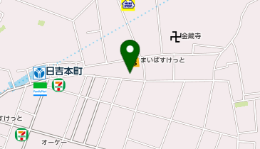 ホワイト急便 日吉本町店の地図画像