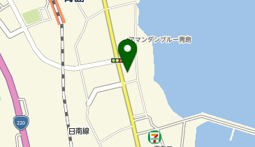 ホワイト急便 青島店の地図画像