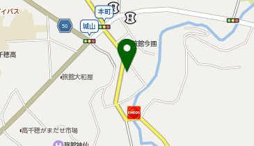 ホワイト急便 高千穂南町店の地図画像