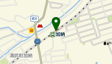 ホワイト急便 マルショク加納店の地図画像