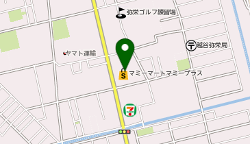 ホワイト急便 東大沢店の地図画像