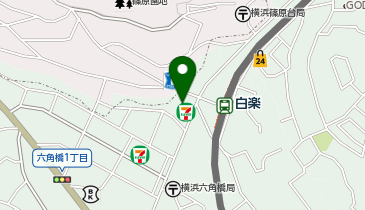 ホワイト急便 白楽店の地図画像