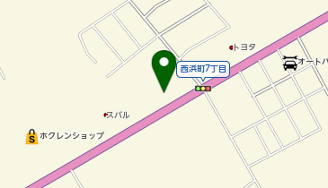 ホワイト急便 根室西浜店の地図画像