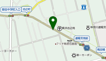 ホワイト急便 池辺店の地図画像