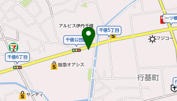 ホワイト急便 昆陽東店の地図画像