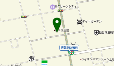 ホワイト急便 生協柏木店の地図画像