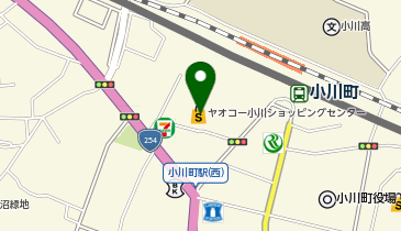 ホワイト急便 ヤオコー小川店の地図画像