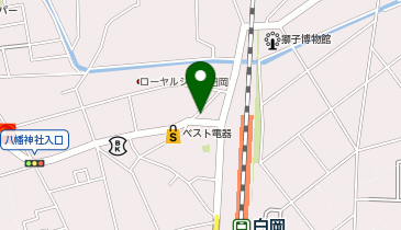 ホワイト急便 白岡本町通り店の地図画像