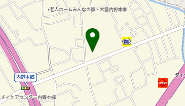 ホワイト急便 内野本郷店の地図画像