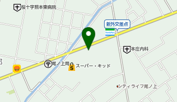 ホワイト急便 新外店の地図画像