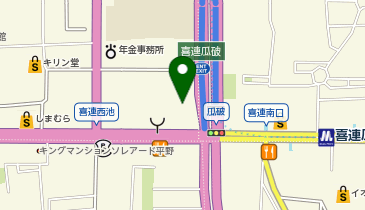 ホワイト急便 喜連瓜破店の地図画像