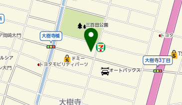 ホワイト急便 大樹寺店の地図画像