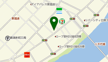 ホワイト急便 川端町店の地図画像