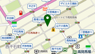 ホワイト急便 西千石店の地図画像