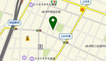 ホワイト急便 魚津上村木南店の地図画像