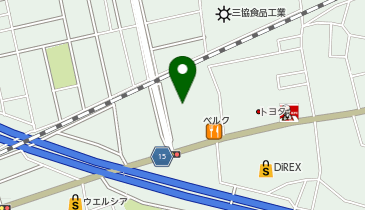 ホワイト急便 ベルク的場店の地図画像