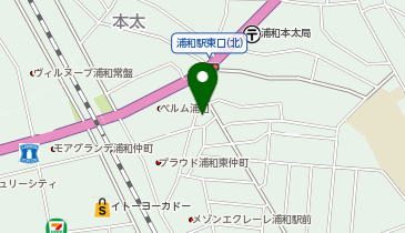 ホワイト急便 東仲町店の地図画像