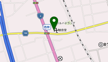 ホワイト急便 金ケ崎本宮店の地図画像