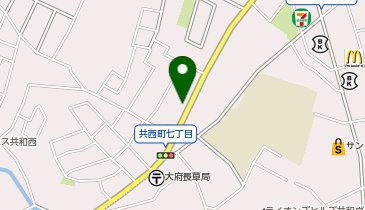 ホワイト急便 共西店の地図画像