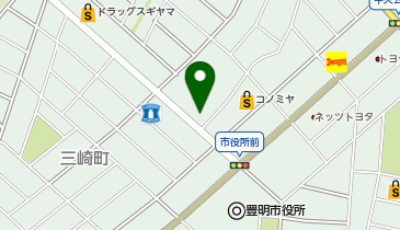 ホワイト急便 市役所西店の地図画像