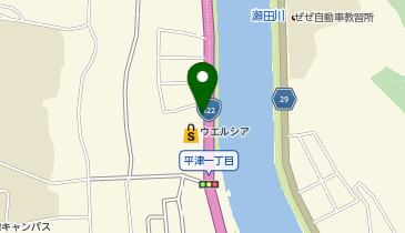 ホワイト急便 平津店の地図画像