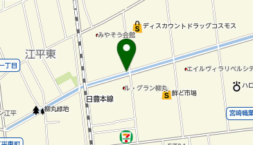 ホワイト急便 柳丸中央店の地図画像