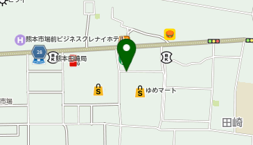 ホワイト急便 ゆめマート田崎店店の地図画像