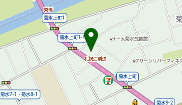 ホワイト急便 米の村井店の地図画像