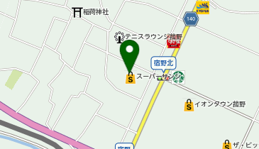 ホワイト急便 サンシ菰野店の地図画像