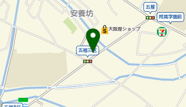 ホワイト急便 五福三区店の地図画像
