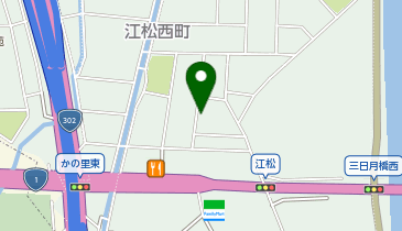 ホワイト急便 江松店の地図画像