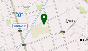 ホワイト急便北篠崎店の地図画像