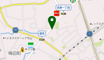 ホワイト急便 守山駅前店の地図画像