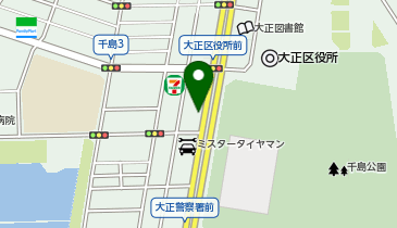 ホワイト急便 大正区役所前店の地図画像