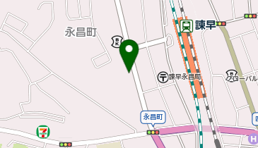 ホワイト急便 永昌店の地図画像