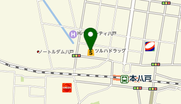 ホワイト急便 ツルハ本八戸駅前店の地図画像